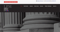 Desktop Screenshot of lpm-triallaw.com